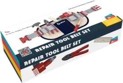 Houten gereedschapsset met riem voor kinderen vanaf 3 jaar