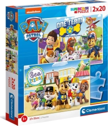 Puzzel 2x20 stukjes Paw Patrol