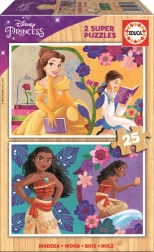 Educa houten puzzel Disney prinsessen 25 stukjes
