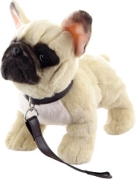 Eco-vriendelijke Franse Bulldog Knuffel met Lijn 26 cm