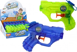 Mini waterpistool groen-blauw met bereik van 7-8 m