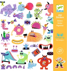 Stickervellen Djeco Monsters