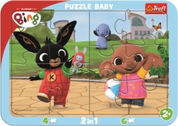 Kinderpuzzel TREFL Bing speelt 2in1