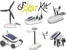 JAMARA zonne-energiebouwset 6-in-1 zwart-wit