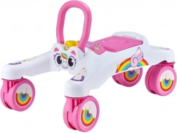 Interactieve loopauto TINY TOWN eenhoorn – wit