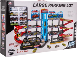 mega garageparkeerplaats met autootjes