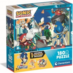 Clementoni Puzzel Egel Sonic Klaar 180 stukjes