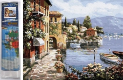 Diamantschilderen aan de kust 30x40cm