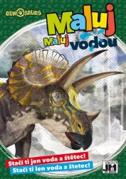 Kleurboek A5 Schilderen met water Dinosaurussen