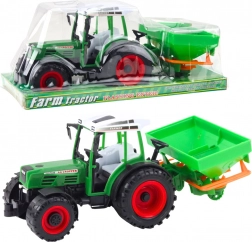 Tractor met aanhang-zaaimachine 34 cm