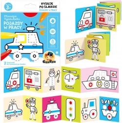 Lange kleurplaten Voertuigen aan het werk