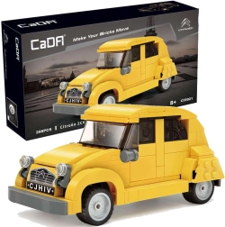 CaDA gele stadsauto Citroën 2CV