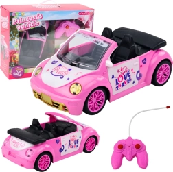 Roze RC cabriolet voor poppen Princess Vehicle