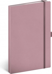 Notique gelinieerd notitieboek roze 13 × 21 cm