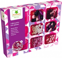 Set houten kralen Alfabet