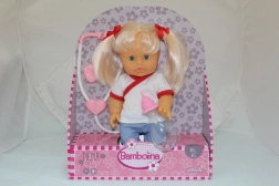 Pop Nena 36 cm dokter met stethoscoop en flesje