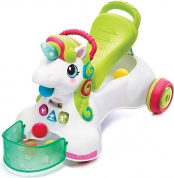 Loopauto en looptrainer 3-in-1 – eenhoorn INFANTINO