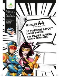 Artissimo - A4-papier voor mangatekenen met texturen