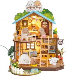 Miniatuur hondenhuisje Hondenhuisje voor puppy’s