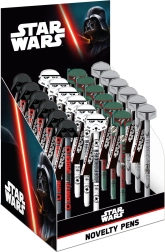 Star Wars pennen met topper – display 24 stuks