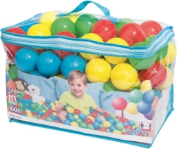 Set van 100 gekleurde ballen voor kinderbadje en speelhoek BESTWAY