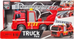 Brandweerwagen met licht en geluid