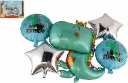 Set opblaasbare dinosaurusballonnen, 5 stuks