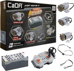 CaDA Pro Power System – aandrijvingsset met afstandsbediening en LED‑verlichting