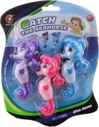 Waterspeelgoed duikende zeepaardjes, set van 3 stuks