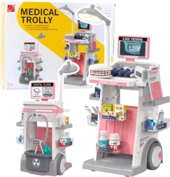 Kinder-tandartswagen met accessoires, licht en röntgenscherm, 26 delen