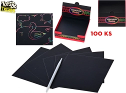 Krasplaatjes TOYS& TRENDS – creatieve set 100 vellen