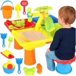 Watertafel Zandbak 2-in-1 met accessoires voor kinderen 3+