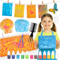 Creatieve set voor ebru (schilderen op water) – 12 kleuren