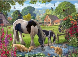 Ravensburger puzzel Hadlow – wereld van pony’s 500 stukjes