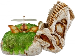 Vliegende oranje dinosaurus