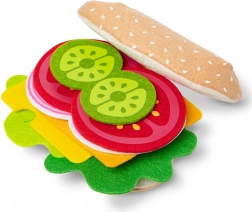 Set vilten sandwiches voor kinderen