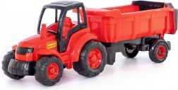 Grote kunststof tractor met aanhanger voor kinderen vanaf 1 jaar