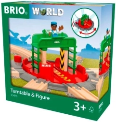 Brio draaischijf en figuurtje