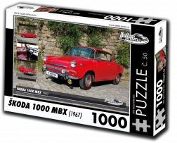 Puzzel Retro-auto’s Škoda 1000 MBX (1967) – 1000 stukjes