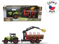 MaDe tractor met aanhanger en arm – groen