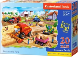 Puzzel 20 stukken MAXI Werk op de boerderij