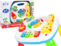 Educatieve girafentafel met orgeltje