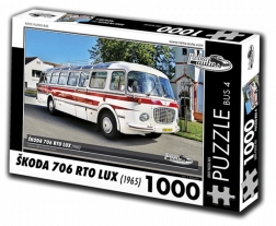 Puzzel Retro-auto’s Škoda 706 RTO LUX bus 1000 stukjes