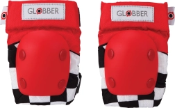 Globber kniebeschermers en elleboogbeschermers Racing Red