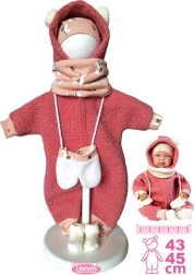 Llorens outfit voor pop New Born 43–45 cm, 5-delige set