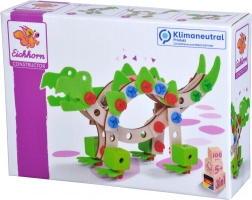 Eichhorn houten bouwset Constructor dinosaurussen 100 delen