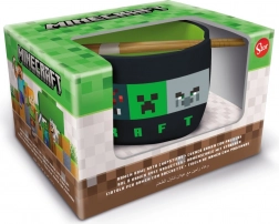 Minecraft ramenkom en eetstokjes cadeau set