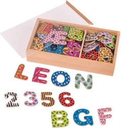 Magnetische letters en cijfers