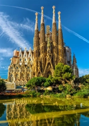 Puzzel Sagrada Família, Barcelona 1000 stukjes