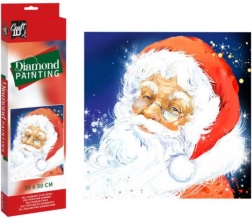 Diamond painting Santa 30x30 cm
